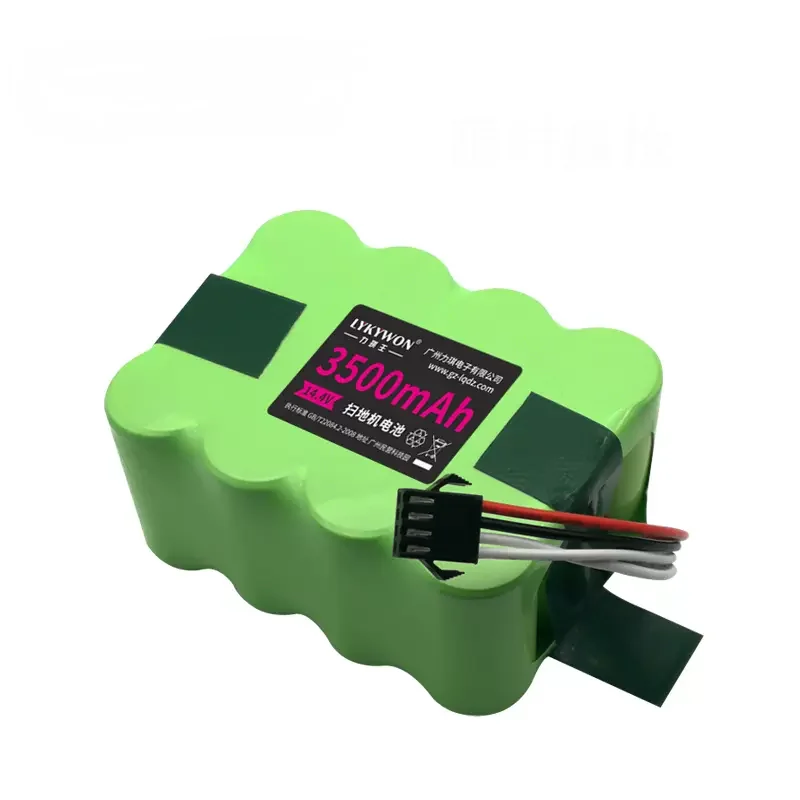 

14.4V 3500mAh NI-MH Rechargeable Battery For Fmart FZ-Q2 Q1 YZ-JA1 302gs Haier SWR-T320S sweeper battery