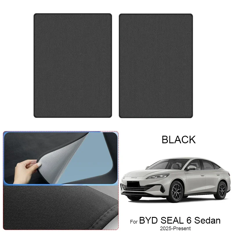 

Car Suede Fabric For BYD SEAL 6 Sedan 2025-Present Electrostatic Adsorption Sunroof Sunshade Anti-UV Heat Insulation Skylight