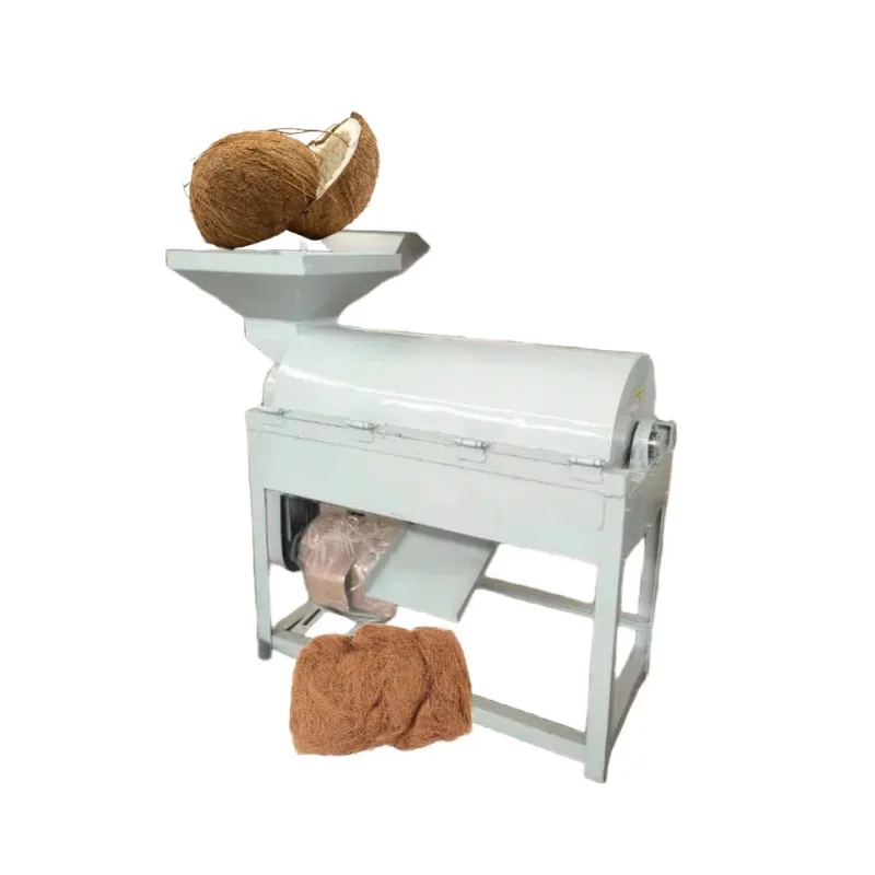 

JY Hot sale coconut coir fiber extracting machine coconut husk fiber separating machine coconut shell fiber cutting machine