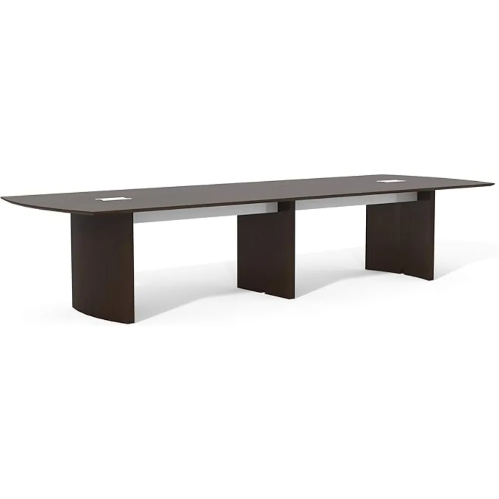 

Products Medina Modern Office Conference Meeting Room Table, 12', Mocha