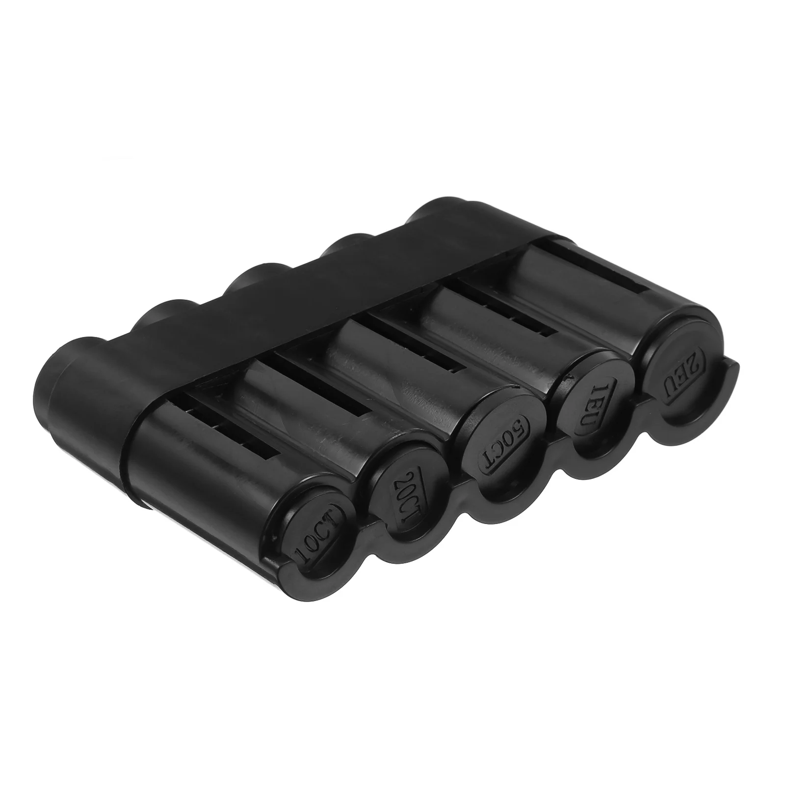 صندوق تخزين العملات المعدنية المدمج لهواة جمع العملات المعدنية البلاستيكية المحمولة مع براعة رائعة وتصميم عرض واضح #1