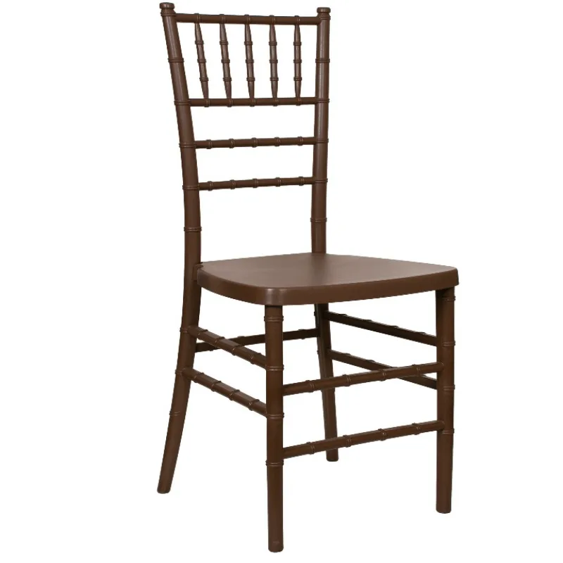 Commercial Indoor Wedding Banquet Festival Sturdy and Durable Load-bearing Resin Bamboo Chair