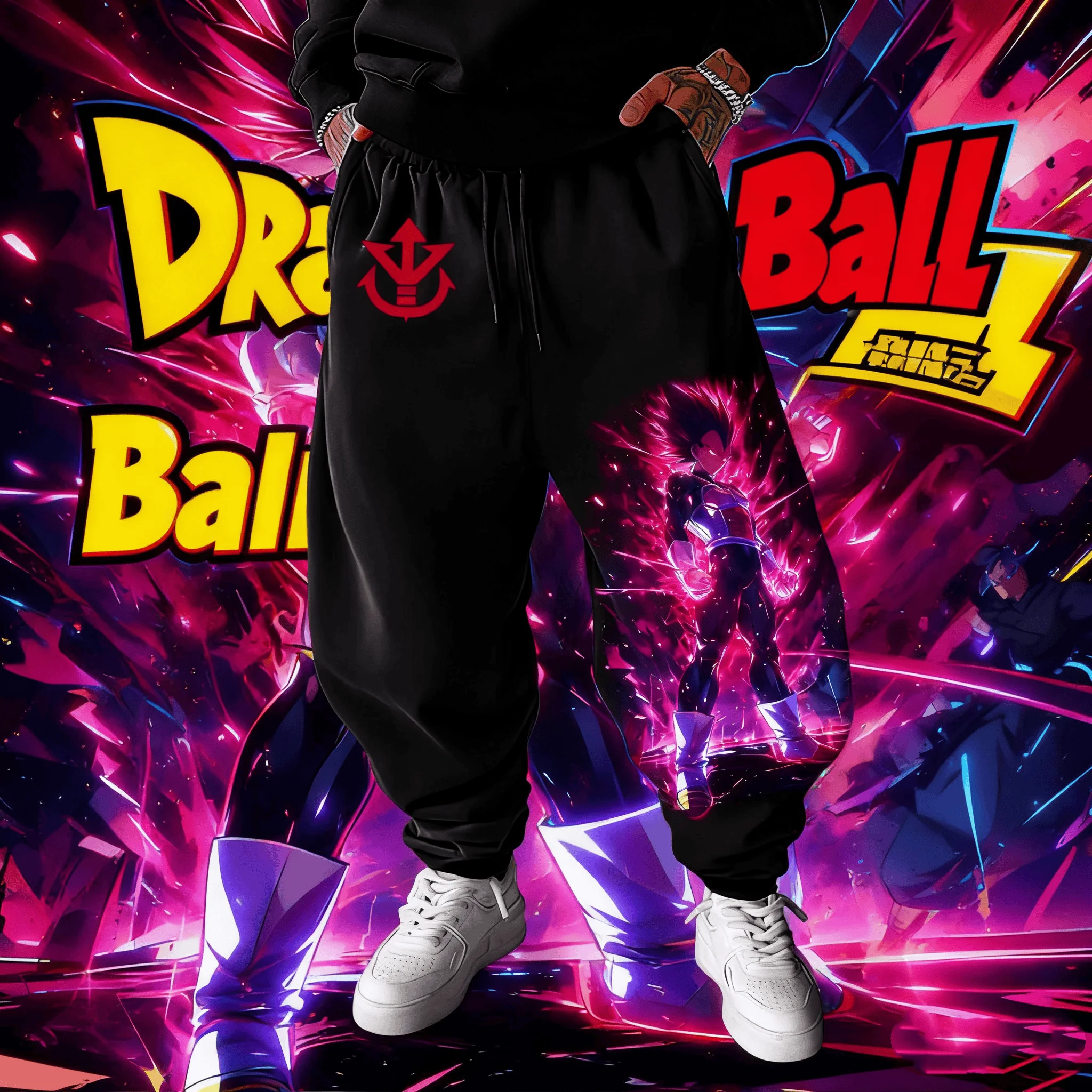 

Anime Dragon Ball Character Vegeta Peripheral Sports Tight Fitting 2025 Autumn Winter New Men's Women's Cotton Comfortable Pants