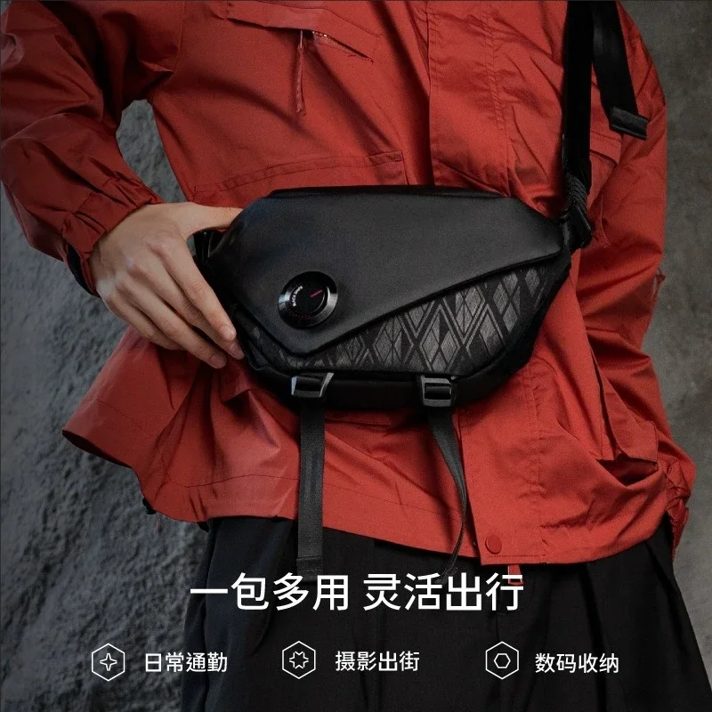3L shoulder camera messenger storage bag, photography commuter outdoor travel micro-single anti-digital breast bag