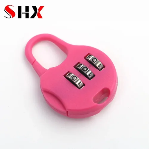 Imagen 2 del producto 3 piezas 3 dígitos de dial contraseña cerradura combinación maleta equipaje código contraseña cerraduras candado viaje seguro antirrobo Cijfersoten