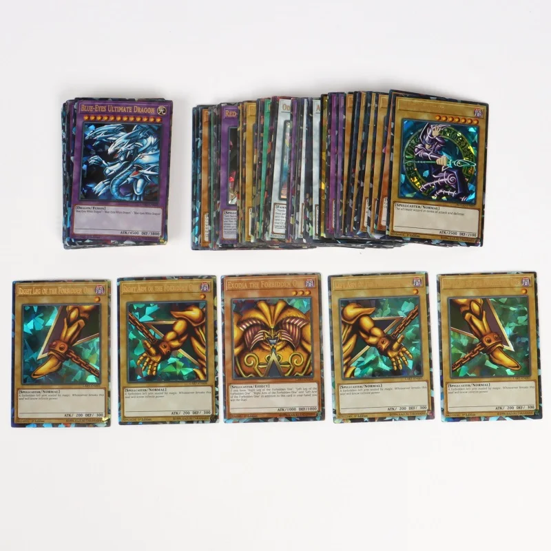 Nieuwe 66-148 Stuks Kaarten Met Blikken Doos Yu Gi Oh Kaart Holografische Engels Gouden Letter Duel Link Spel Kaart Blauwe Ogen Exodia Board