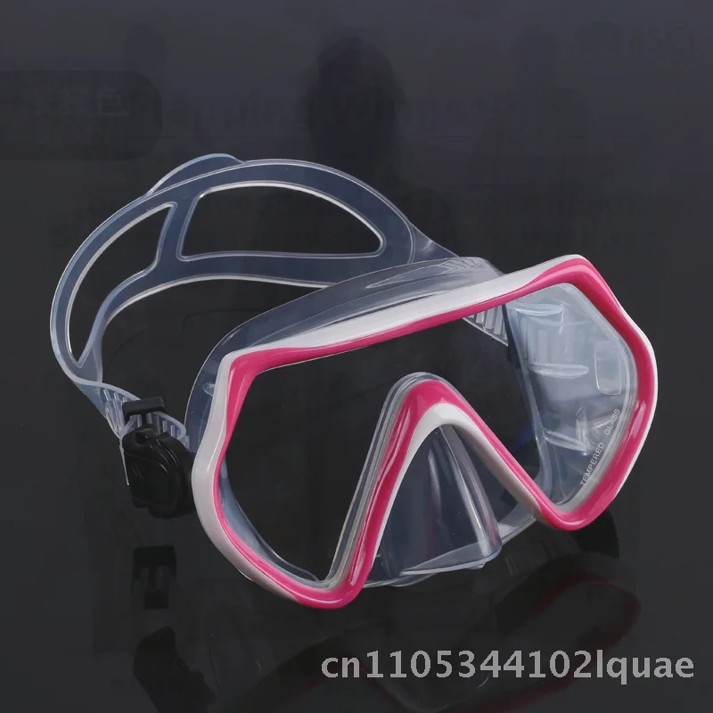 الكبار مكافحة الضباب المهنية السباحة الغوص نظارات قناع متكامل للرجال والنساء الزجاج المقسى غص للرياضات المائية