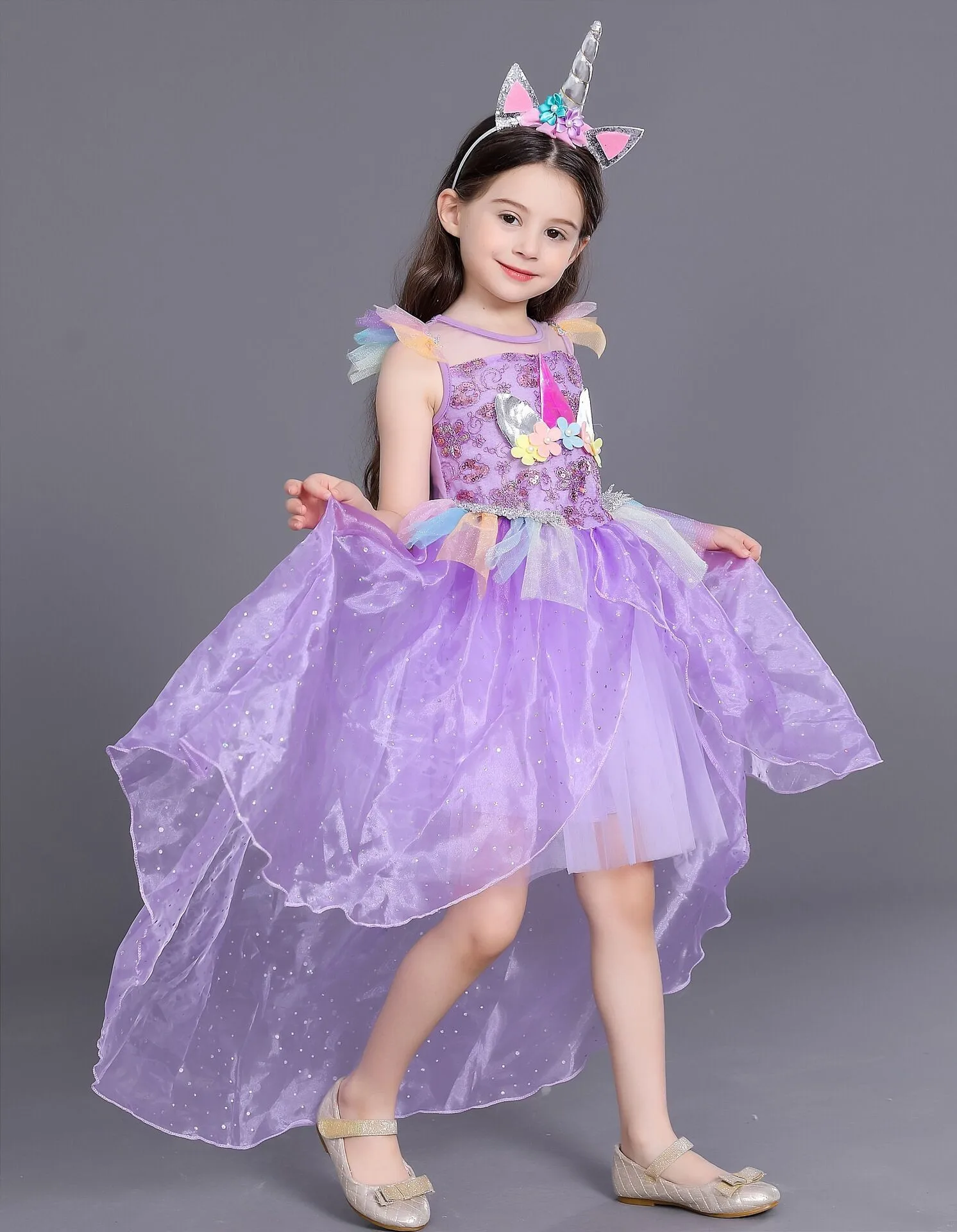 The new girl Tianma unicorn gauze tutu Halloween birthday dress dress pony princess dress My Little Pony Twilight Sparkle party