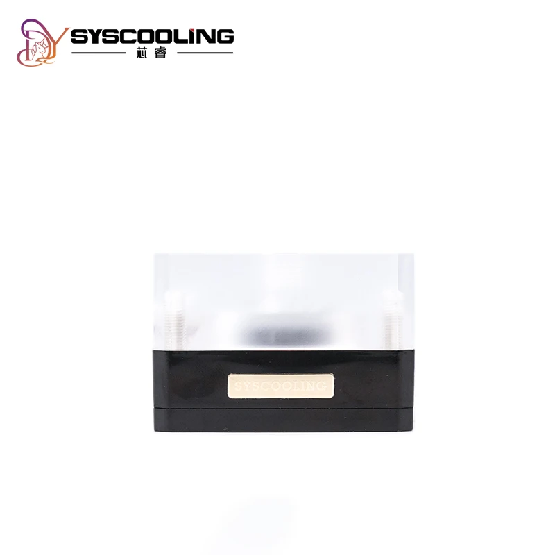 Syscooling pump P67A DC 12V mini pump for PC water cooling PWM support G1/4 thread acrylic top