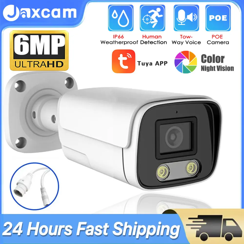 jaxcam-6mp-outdoor-security-poe-camera-ai-nightcolor-ip-camera-with-human-detection-h265-video-surveillance-two-way-audio