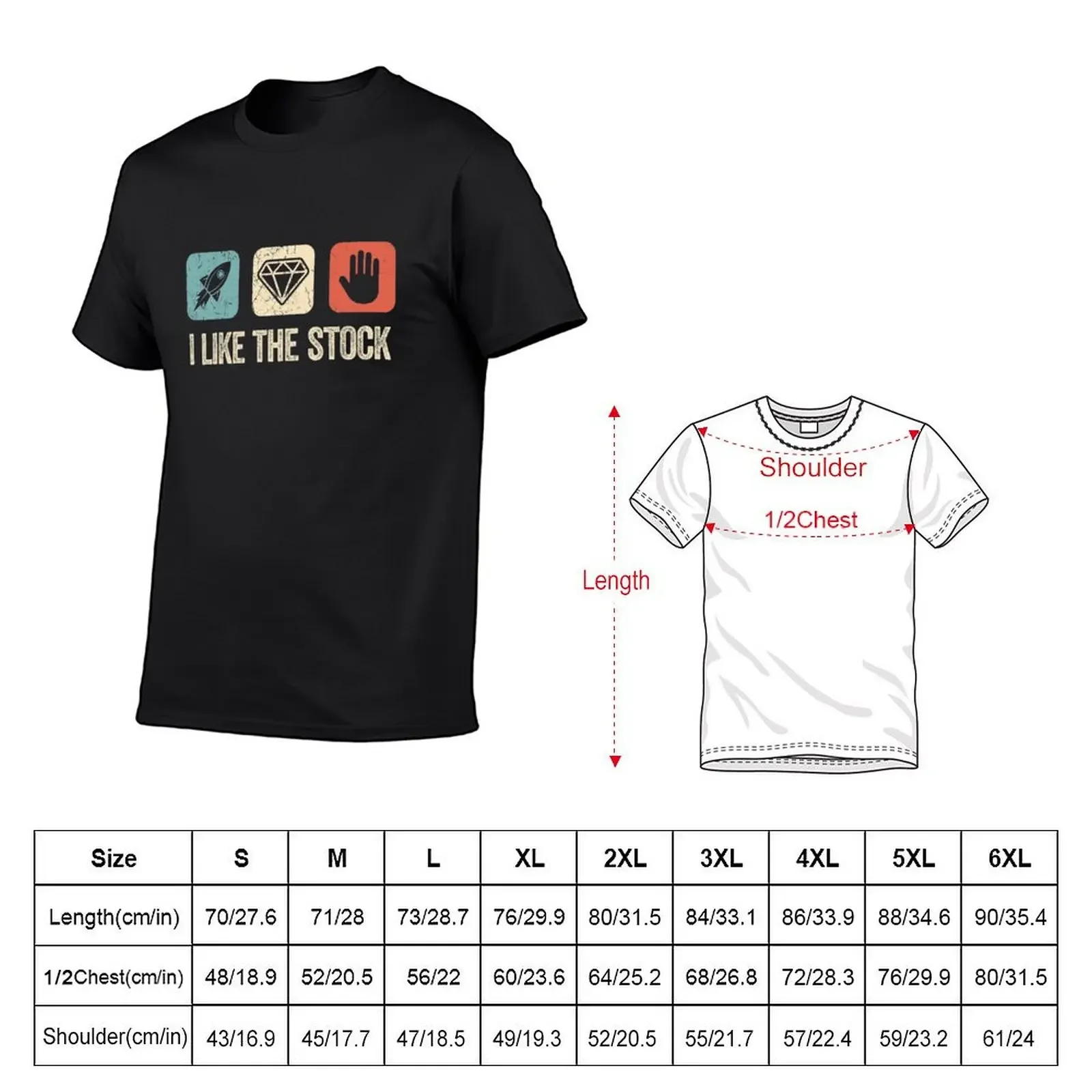 Diamond Hands I like the stock! Funny AMC stock trader, GME stock investor, stock market investor funny gift T-Shirt