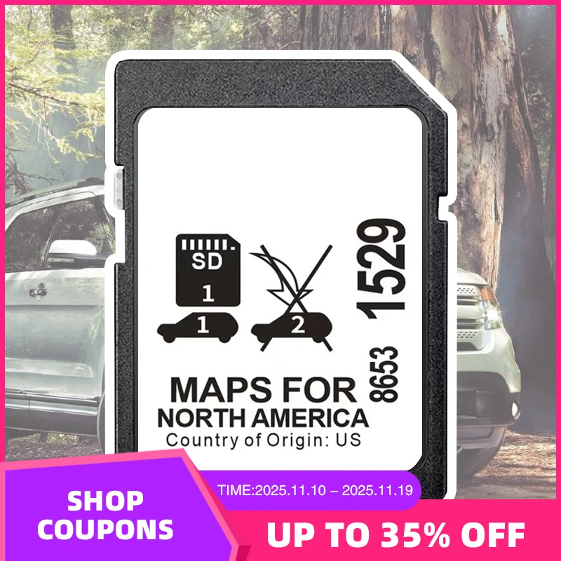 

Sat Nav for Buick/Cadillac/Chevrolet/GMC Car Navigation GPS 32GB SD Card Update 2023 North America USA/CAN/MEX map GM 8653-1529