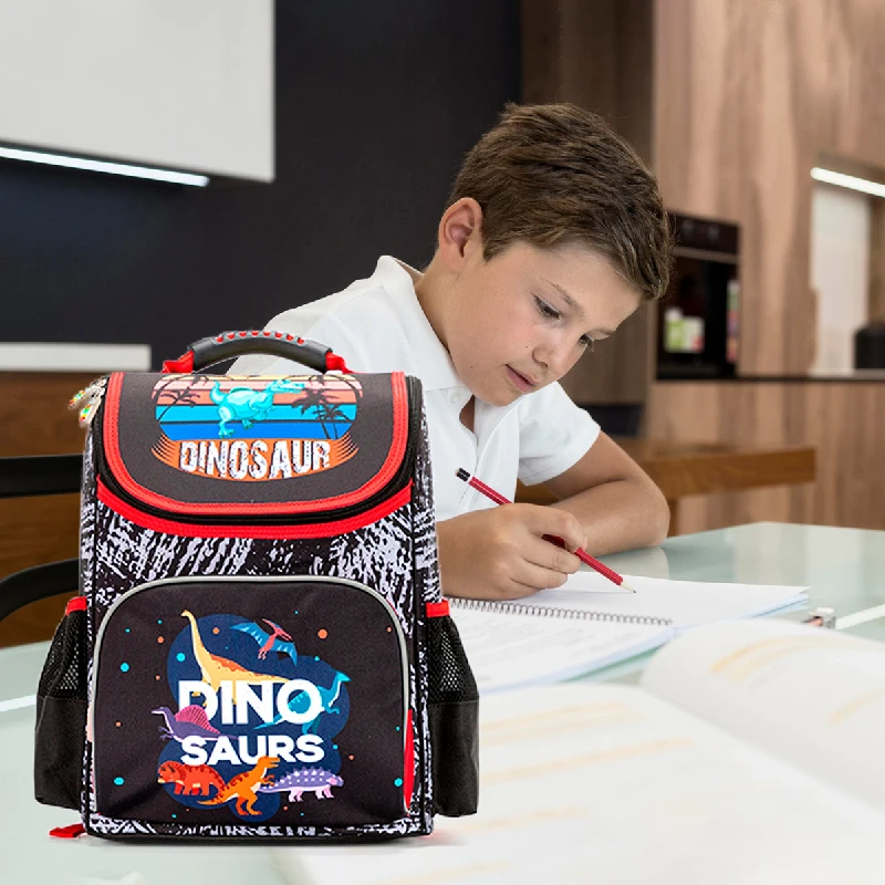 Cartoon Astronaut Shark Style Design School Bag Large Capacity Multipurpose Kid Travel Bag
