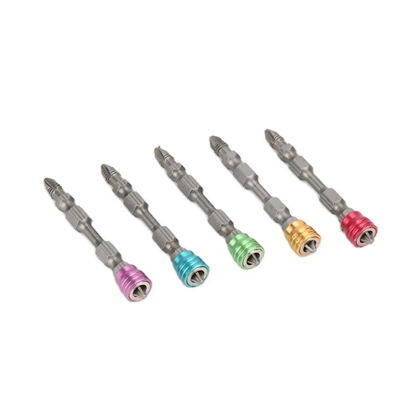 Juego de puntas de destornillador de 10 piezas, tornillo eléctrico hexagonal, mangnetico, Cruz, doble cabeza, herramientas para paneles de yeso