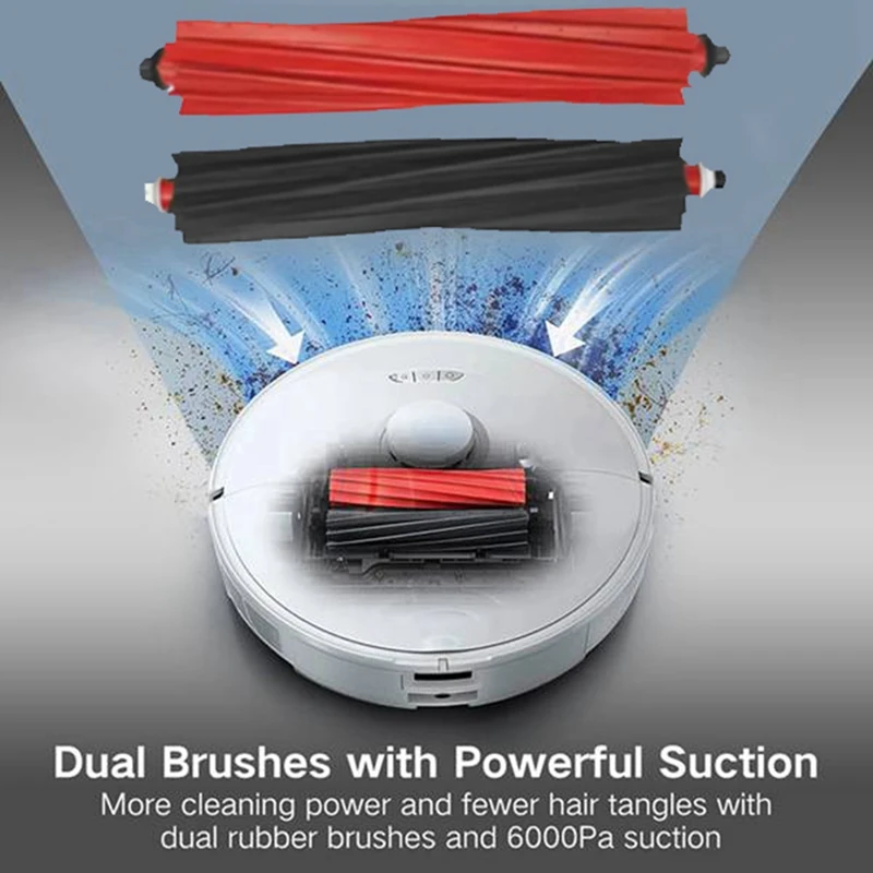 ロボット掃除機の交換部品,メインブラシ,フィルター,モップクロス,ダストバッグ,Roborock,qrevo master,v20,p10s,pro,26個