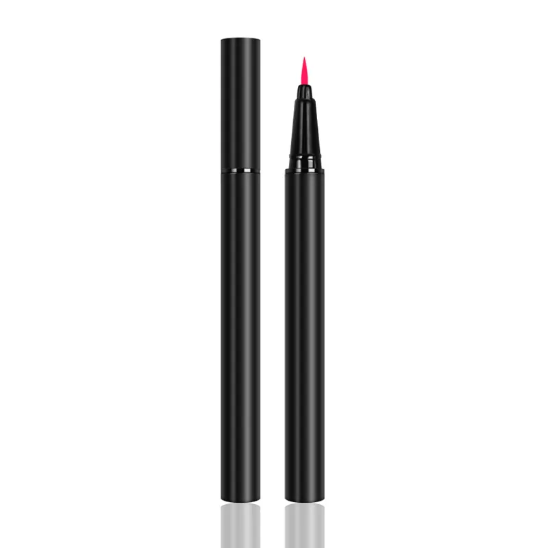 No Logo Matte Liquid Eyeliner Waterproof Lasting Colorful Red Brown Quickily Drying Eyeliner