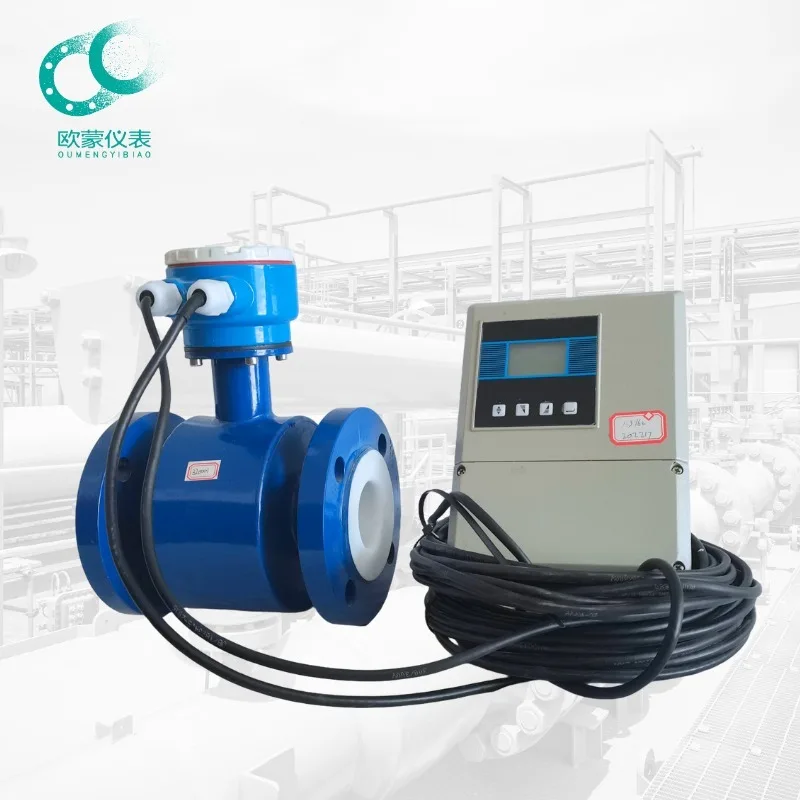 Stainless Steel Explosion-Proof Split Type Electromagnetic Flow Meter High-Temperature Fluid Gas Liquid Water Monitor OEM OM-92
