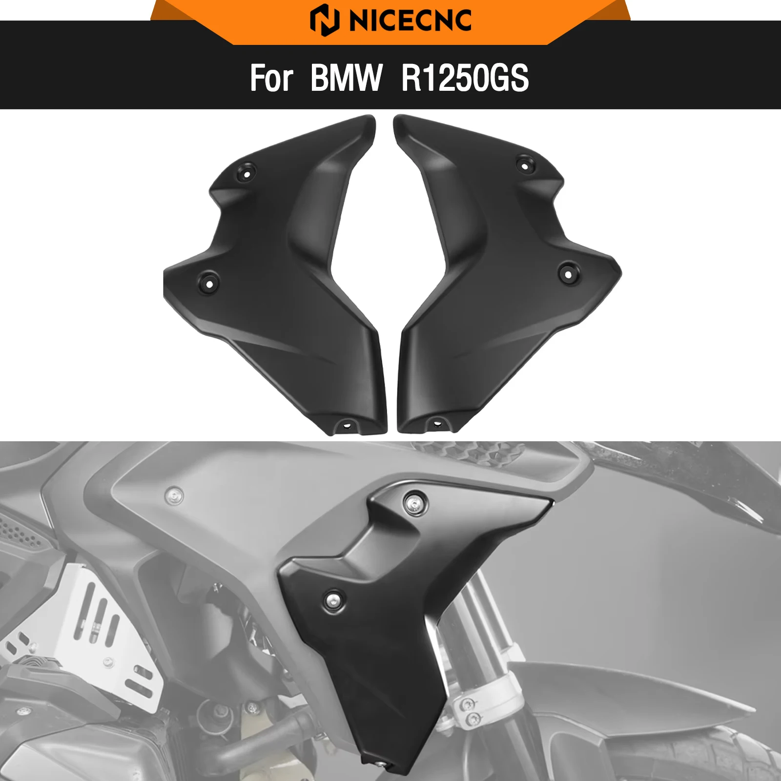 

For BMW R1250GS R 1250 GS 2019-2023 Side Frame Fairing Cowl Guards Panel Fairing Cover R1250 GS R 1250GS 2019 2020 2021 2022 23