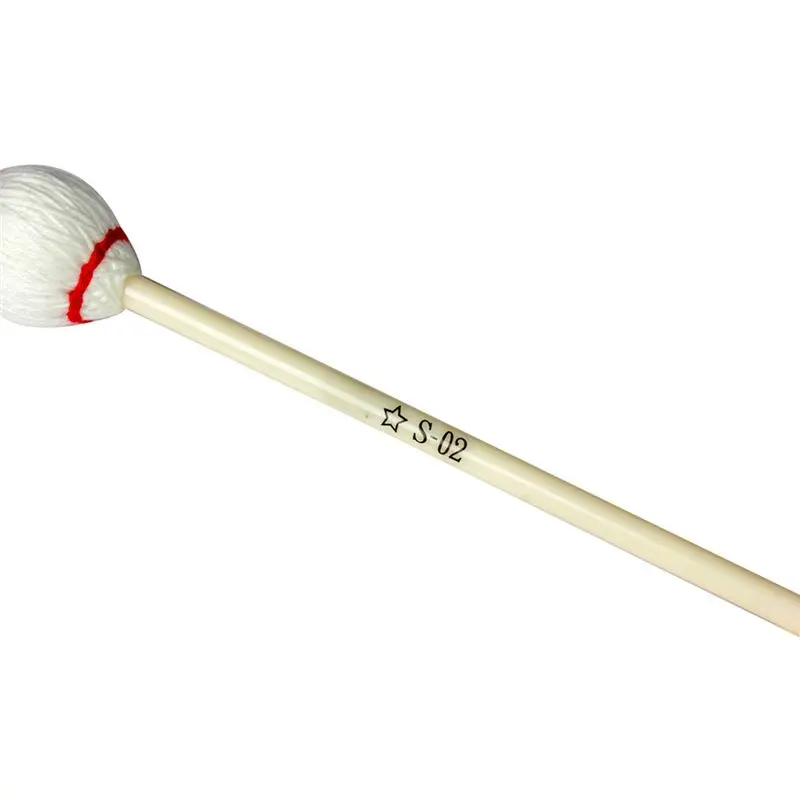 ABST Marimba Mallet White Marimba Hammer Drum Stick Drum Hammer Circle White Percussion Instrument Accessories view 6