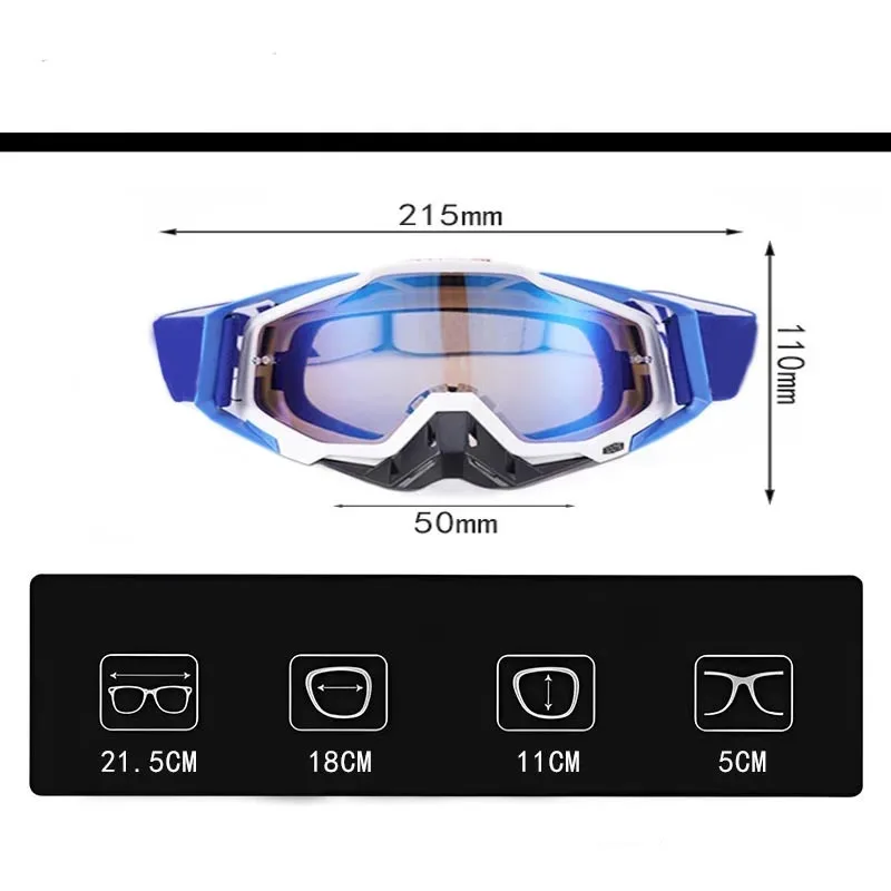 نظارات الدراجات النارية نظارات ركوب الدراجات في الهواء الطلق على الطرق الوعرة التزلج الرياضة MX ATV الترابية دراجة سباق نظارات موتوكروس نظارات الدراجة جوجل #5