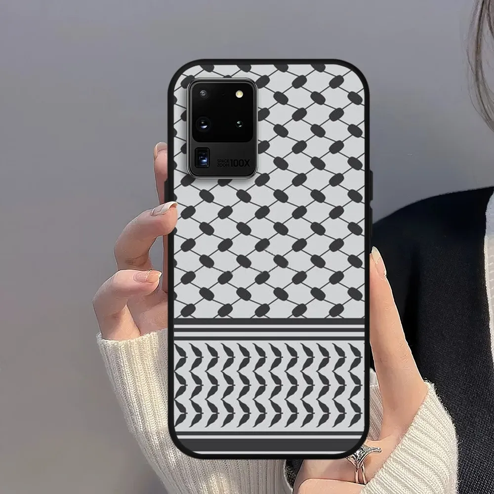 Hattah Keffiyeh Phone Case For Samsung Galaxy S21 S22 S23 S24 Note S20 Plus Ultra Shell