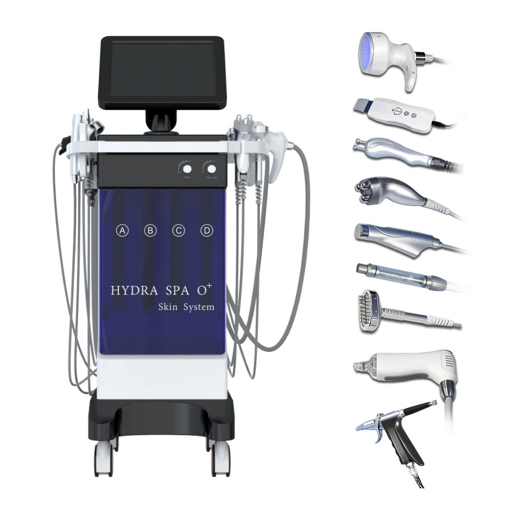 11 in 1 hydra multifunctional skin deep cleaning facial machine water oxygen hydrating blackhead removal