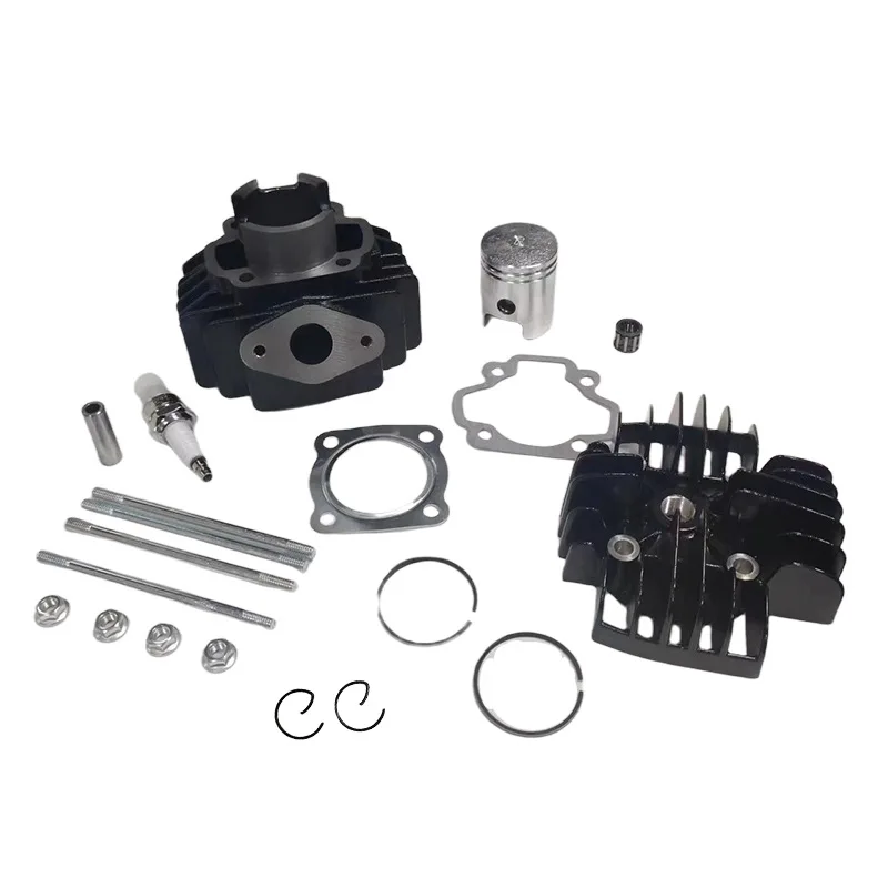 Motorcycle 40mm Head Cylinder  BIG BORE KIT Motor for YAMAHA PW50  PY50 QT50 MA50 PEEWEE50  Tri-Zinger DIRT BIK Ecylinder view 4
