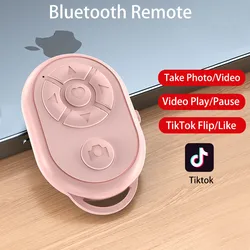 Nowy kontroler zdalnej kamery wideo Bluetooth do telefonu komórkowego iPhone Xiaomi Samsung OPPO Android do przewracania strony filmu Tiktok