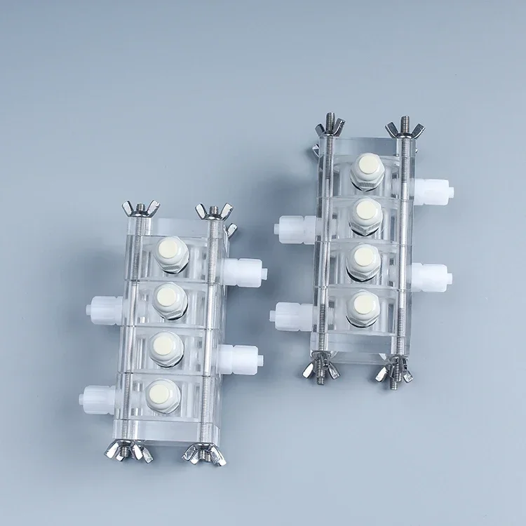 خلية وقود الهيدروجين الوقود الميكروبي خلية التحليل الكهربائي الصغيرة مفاعل الغرفة المزدوجة مع غشاء البروتون الساندويتش MFC