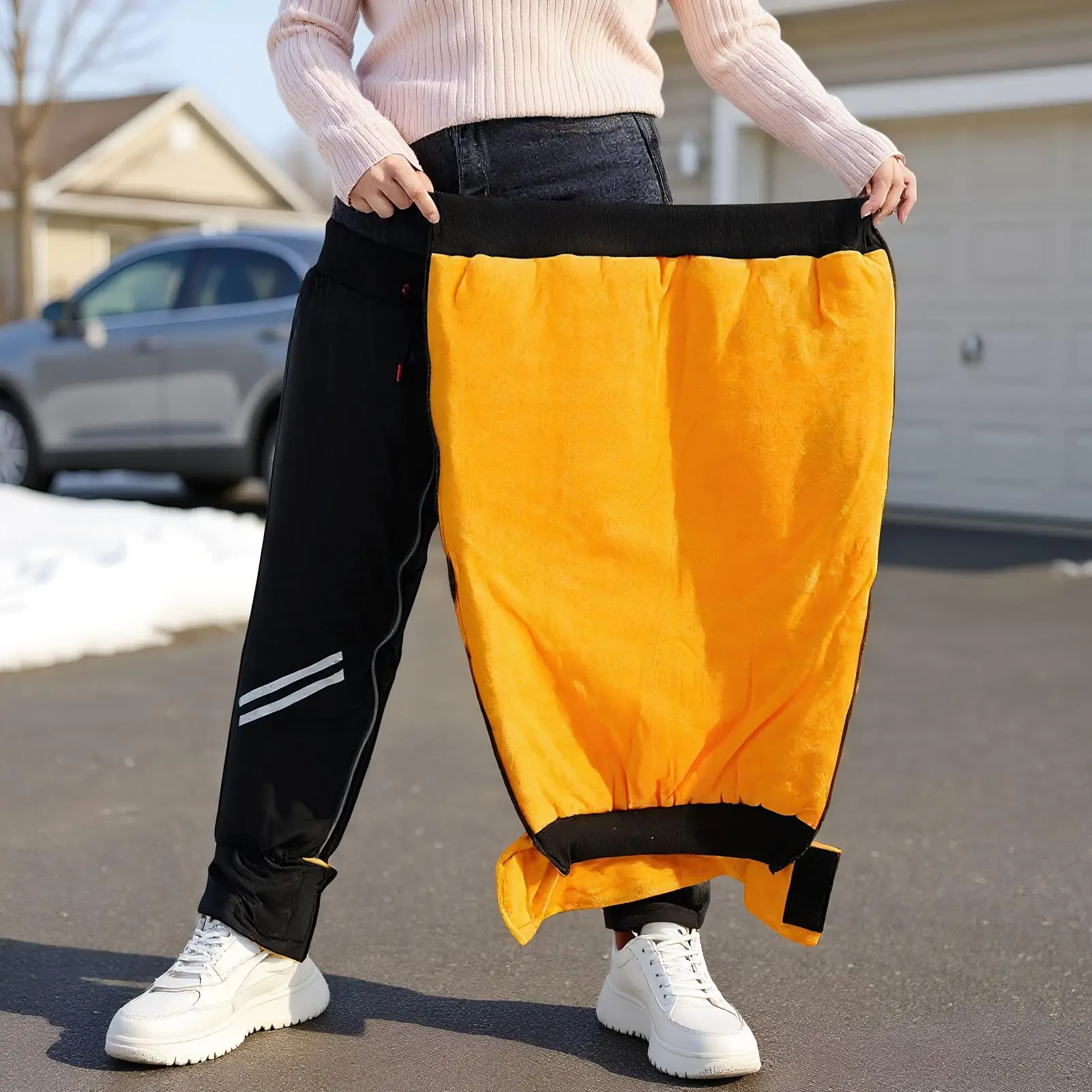 Motorcycle Knee Guards Thermal Knee Brace Waterproof Leg Warmer For Mountain Trails Highway Riding Track Racing Motorcycle