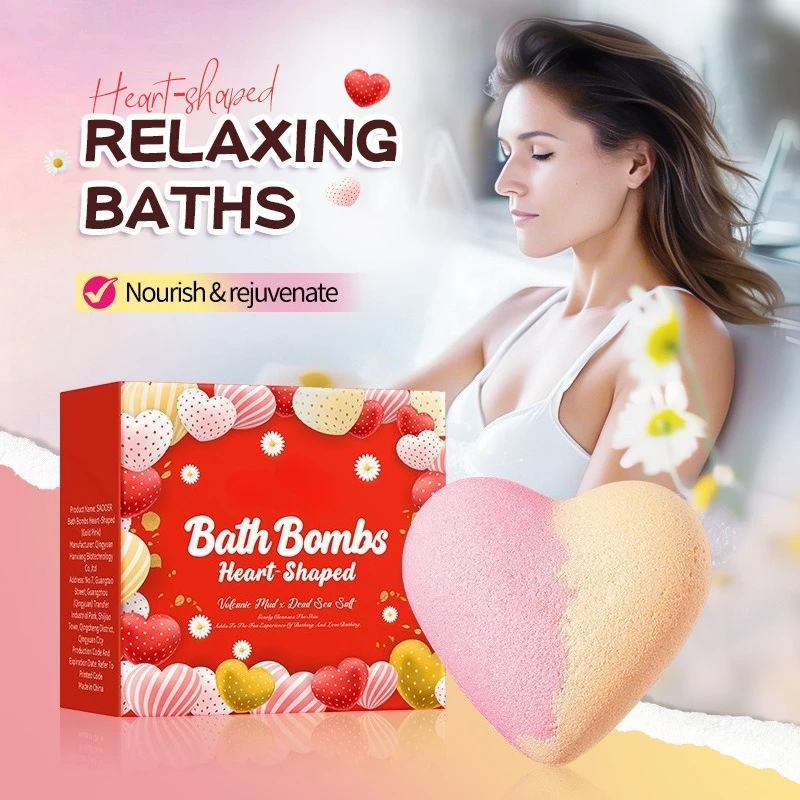 Bombas de baño Hidratar la piel seca perfectamente para el baño de spa con burbujas. Idea de regalos para el día de la madre de cumpleaños hecha a mano para ella/a esposa novia