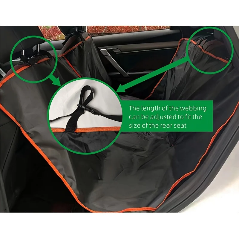 1pc New Anti fouling Foldable Car Pet Mat Rear Car Seat Cushion