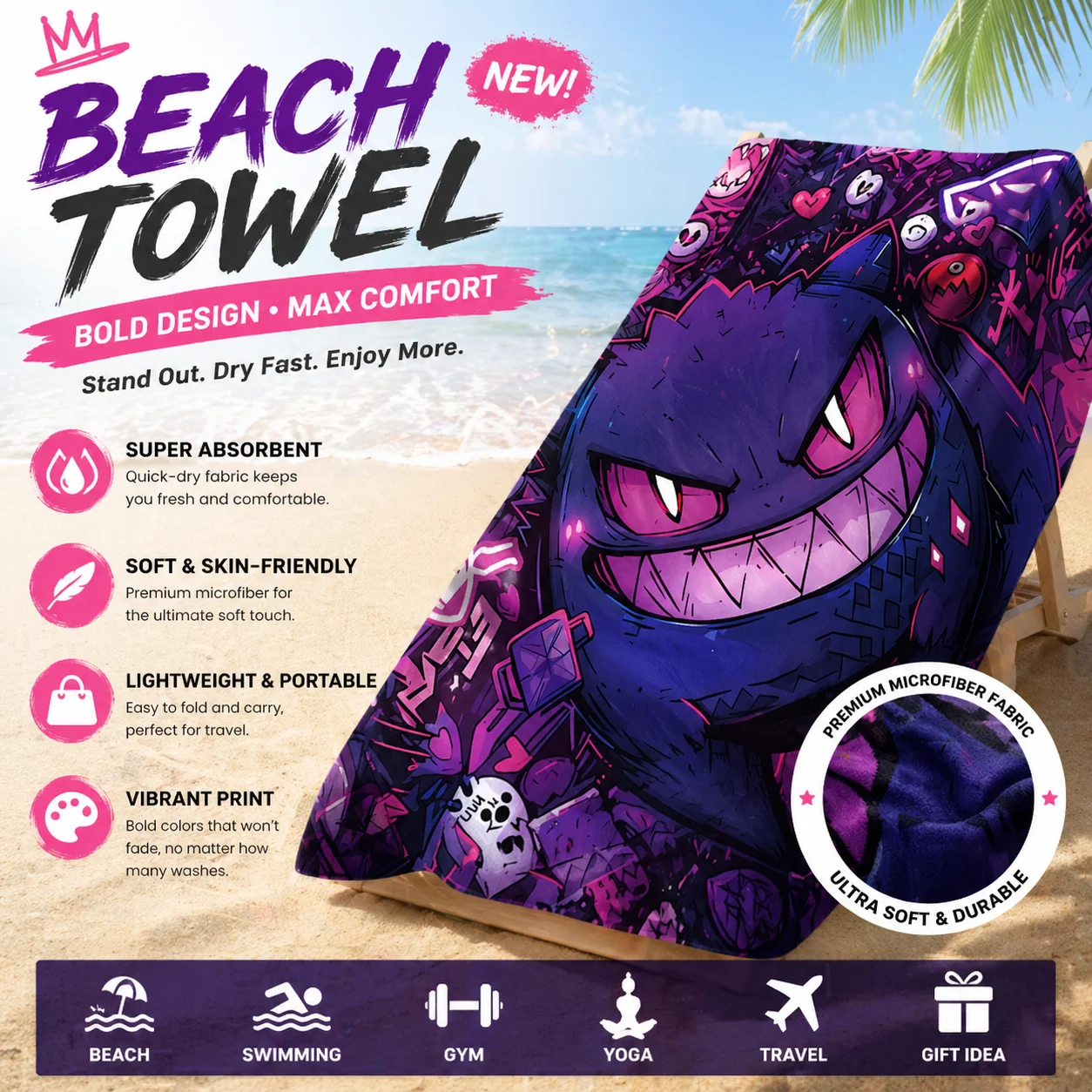 Potdemiel Pokémon Gengar Beach - Aquarium Zombie review and price