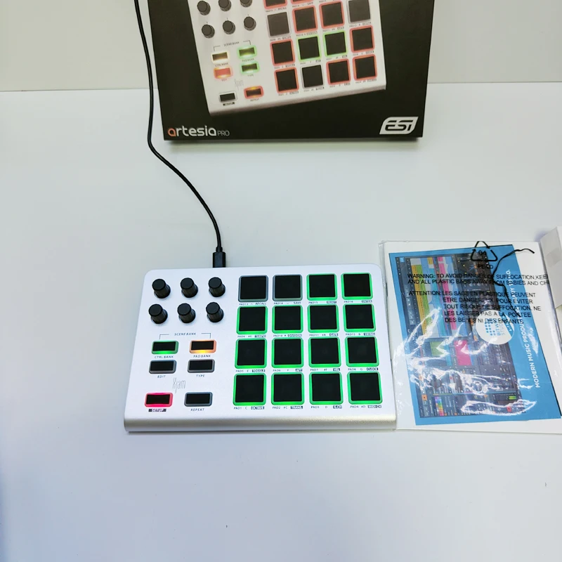 ESI Xjam USB MIDI Performance Controller Plug And Play For Mac PC