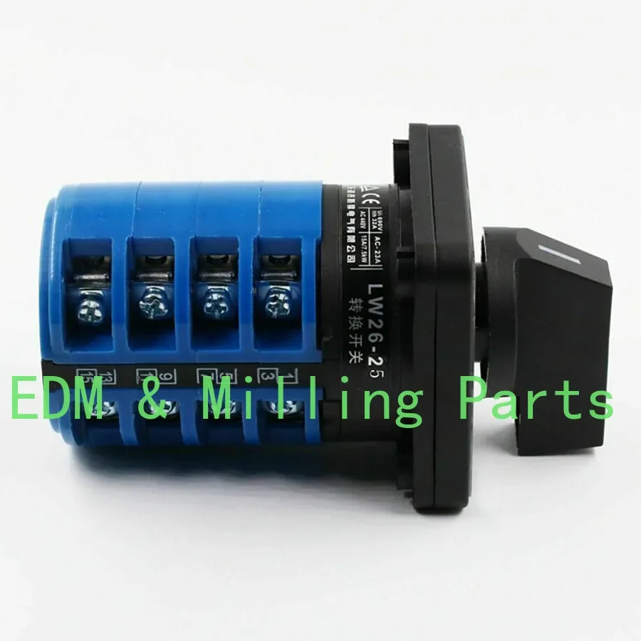 Milling Machine Universal 25A 3 Files Transform Switch LW26-25 Mill CNC Part For Bridgeport