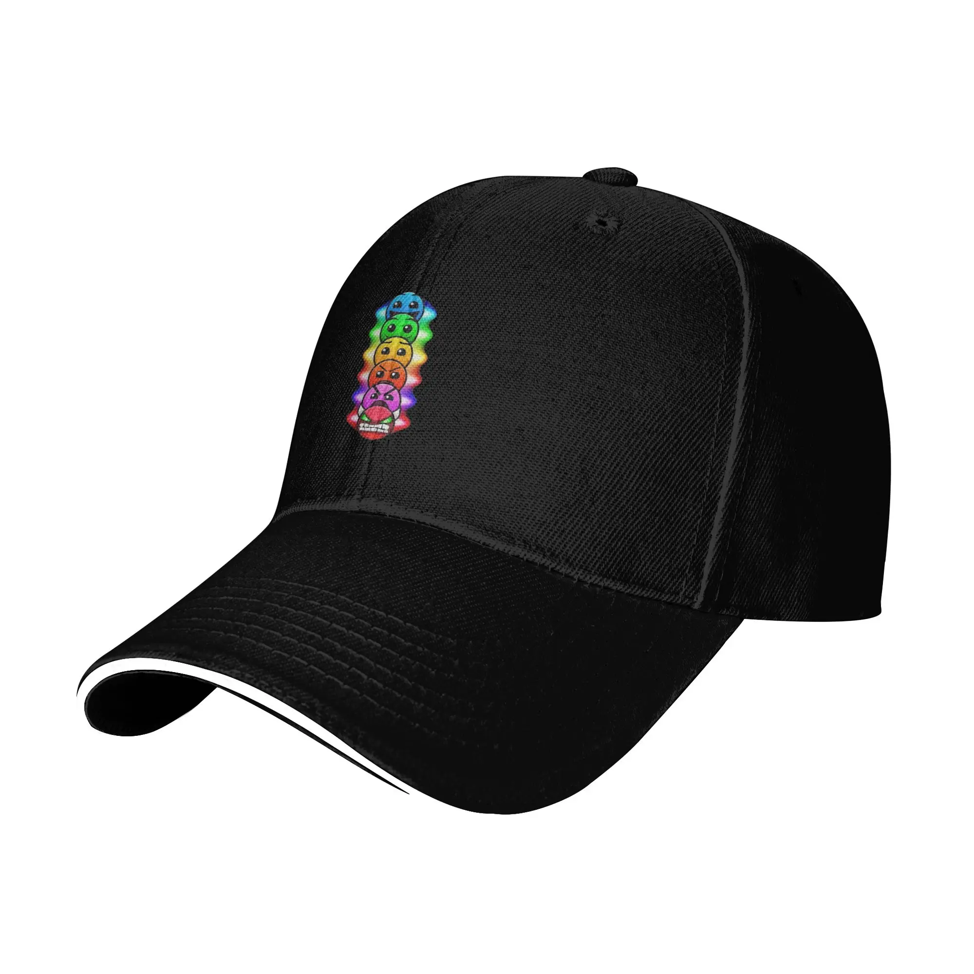 Geometric Dash Video Game Baseball Cap Fashion Geometry Dash Sandwich Hat Men Women Adjustable Sun Hat Activities