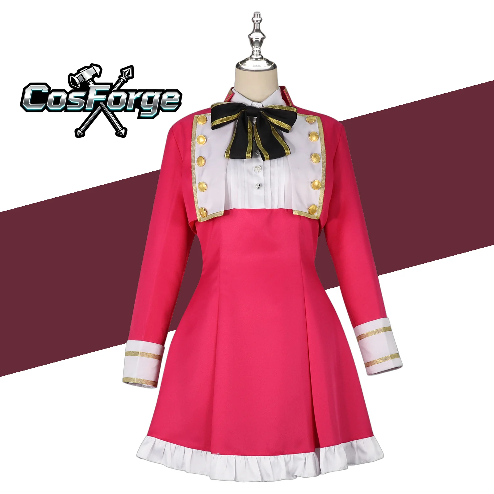 

Variable Barricade Hibari Tojo Cosplay Costume - Wig Pink Lolita Dress Anime Game Women Halloween Navidad Carnaval