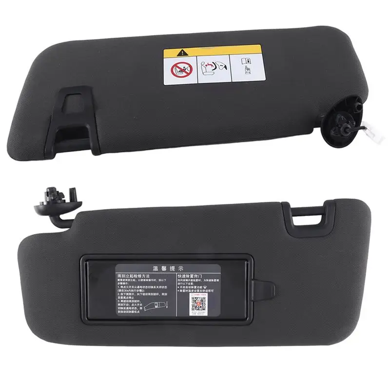

NEW HOT In Stock-6162011HA 612020HU Car Left & Right Side Sun Visor With Mirror Windshield Sun Visor For Dongfeng Fengshen AX7