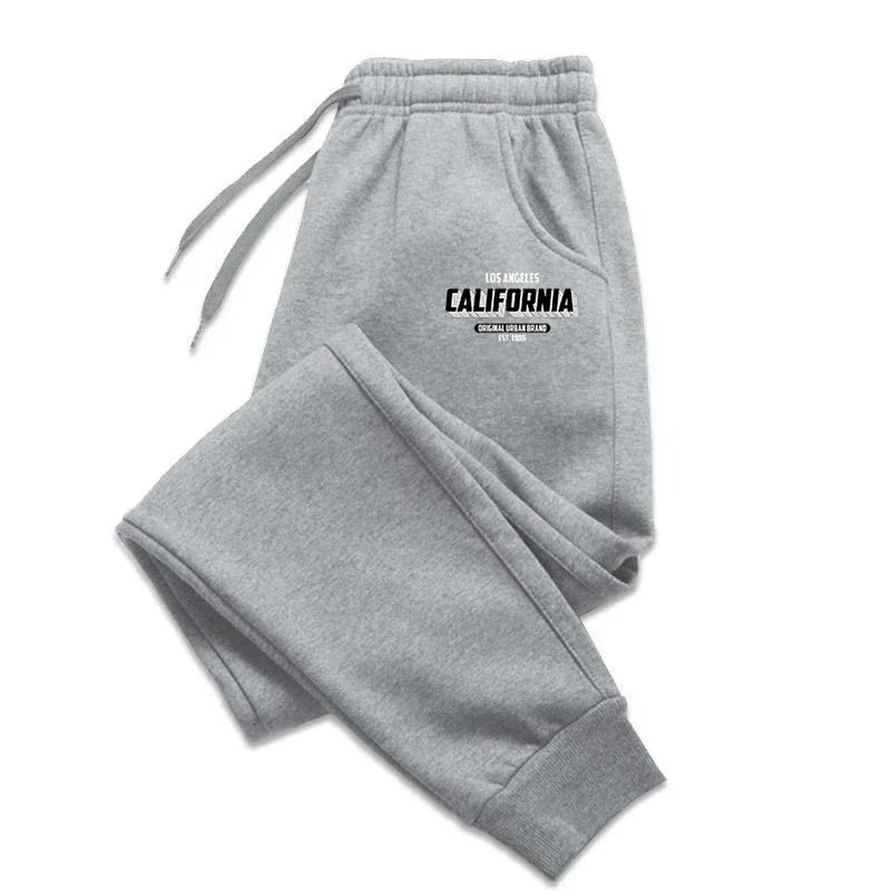 

Men's autumn outdoor sports daily loose jogging pants, men's sports pants warm jogging rope waist sports pants