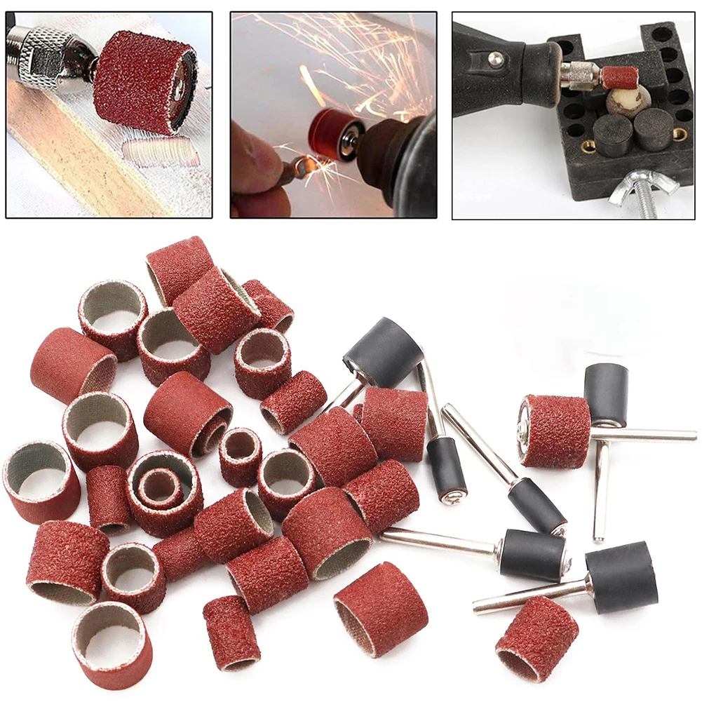 210 Piece Sanding Drum Kit with Diverse Grit Options Perfect for Achieving Smooth Finishes on Various Materials