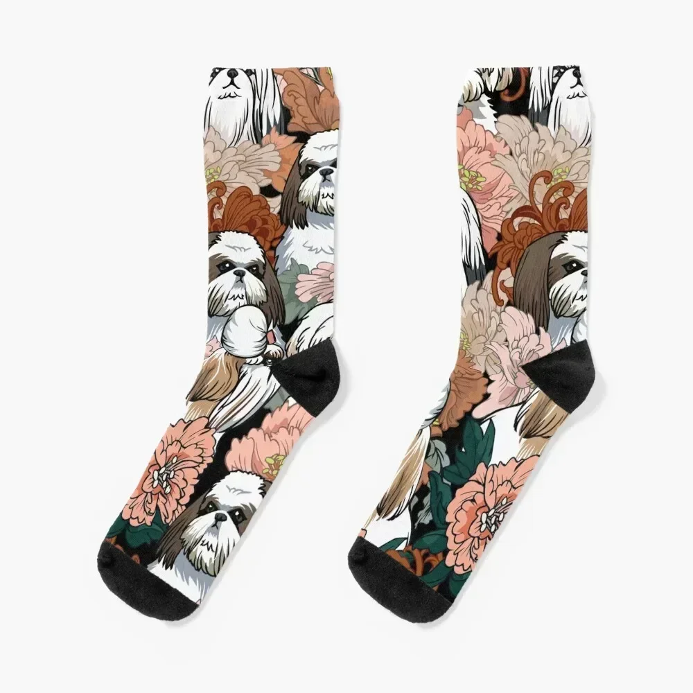 

Because Shih Tzu Socks sport funny gift custom sports Socks Men's Women's