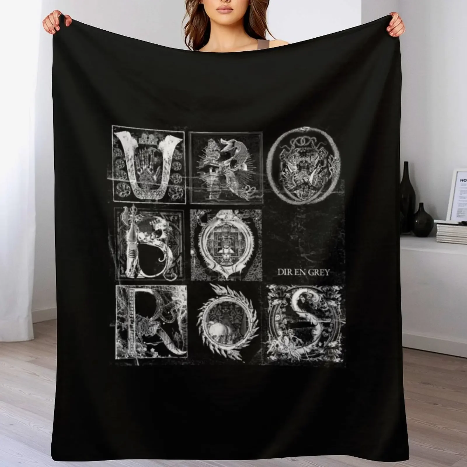 DIR EN GREY Gift For Men and Women, Gift Father Day, Gift Halloween Day, Thanksgiving, Christmas Day Throw Blanket