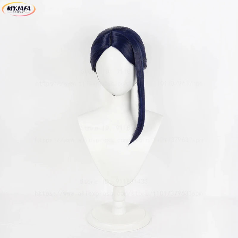 New Style Commander Caitlyn Cosplay Wig Arcane Season 2 Heat Resitant Synthetic Hair Anime LOL Role Play Wigs With Bun + Wig Cap