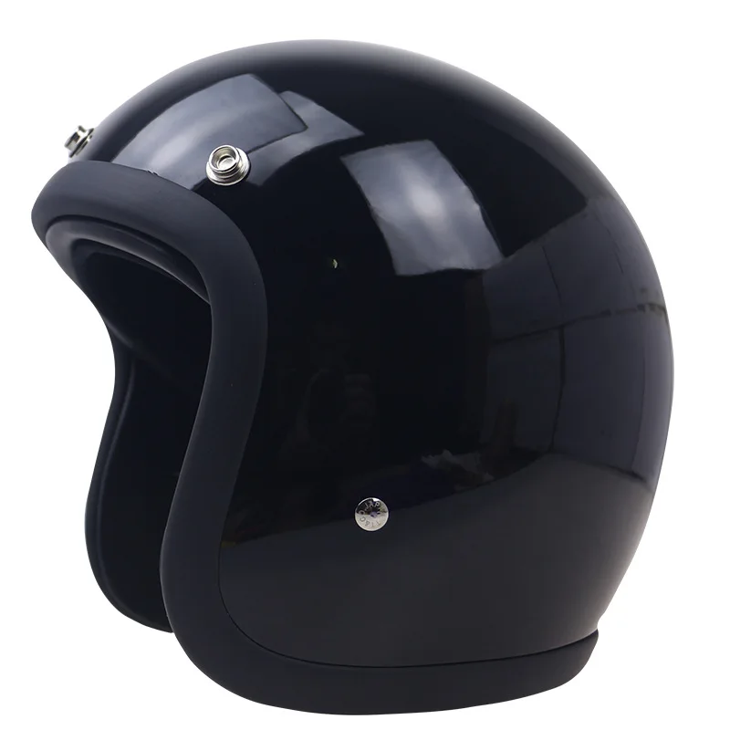 

Package with Box TT&COCASCOS 2023 Open Face Motorcycle Helmet 3/4 Jet Fiberglass Cafe Racer Scooter Bike Casque Motorbike