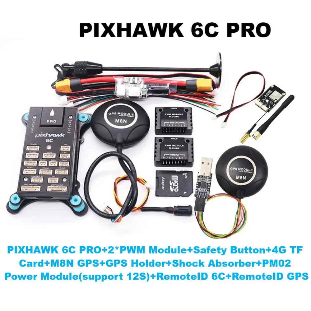 RCtosky RemoteID GPS For Pixhawk 6C PRO  Flight Control Ardupilot Quadcopter ArduRemoteID OpenDroneID