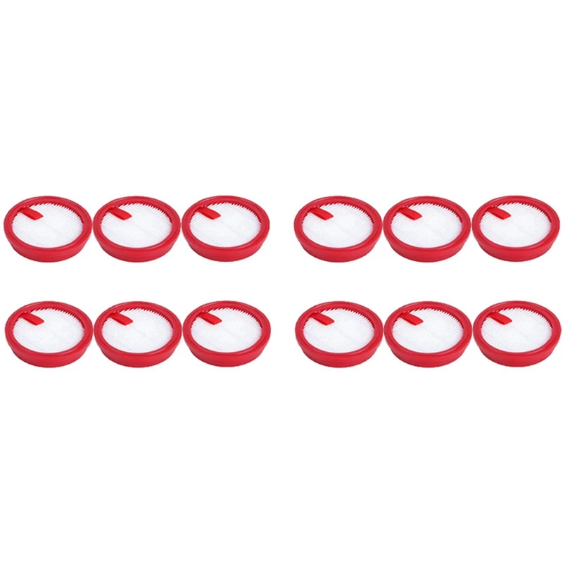 

Набор моющихся фильтров HEPA для чистки, 12 шт., подходит для щенков T10 Puppyoo T10 Pro, беспроводной пылесос