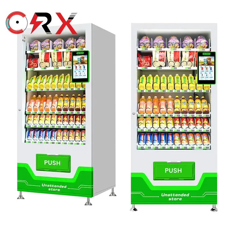 Cashless Vending Machine QR Code Payment Vending Machine for Snacks and Drinks