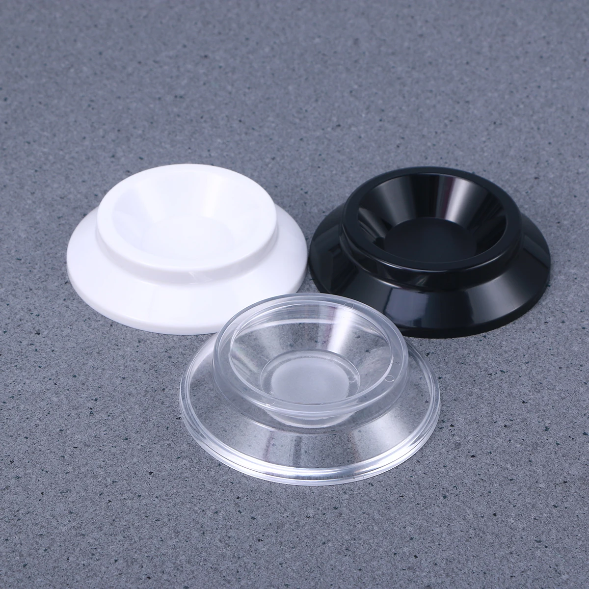 

4pc Piano Mats Upright Piano Caster Cups Non-Slip Anti-Noise Black Floor Protection Stain Resistant Durable Elegant Design