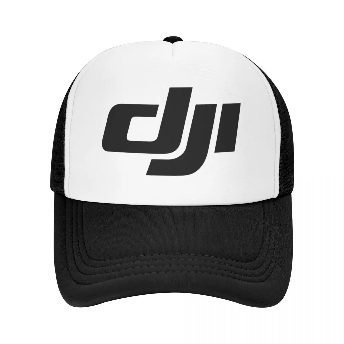 Adult DJI Logo Trucker Hat Outdoor Mesh Baseball Caps Snapback Caps Hats Sun Hats Adjustable Dad Hat Winter