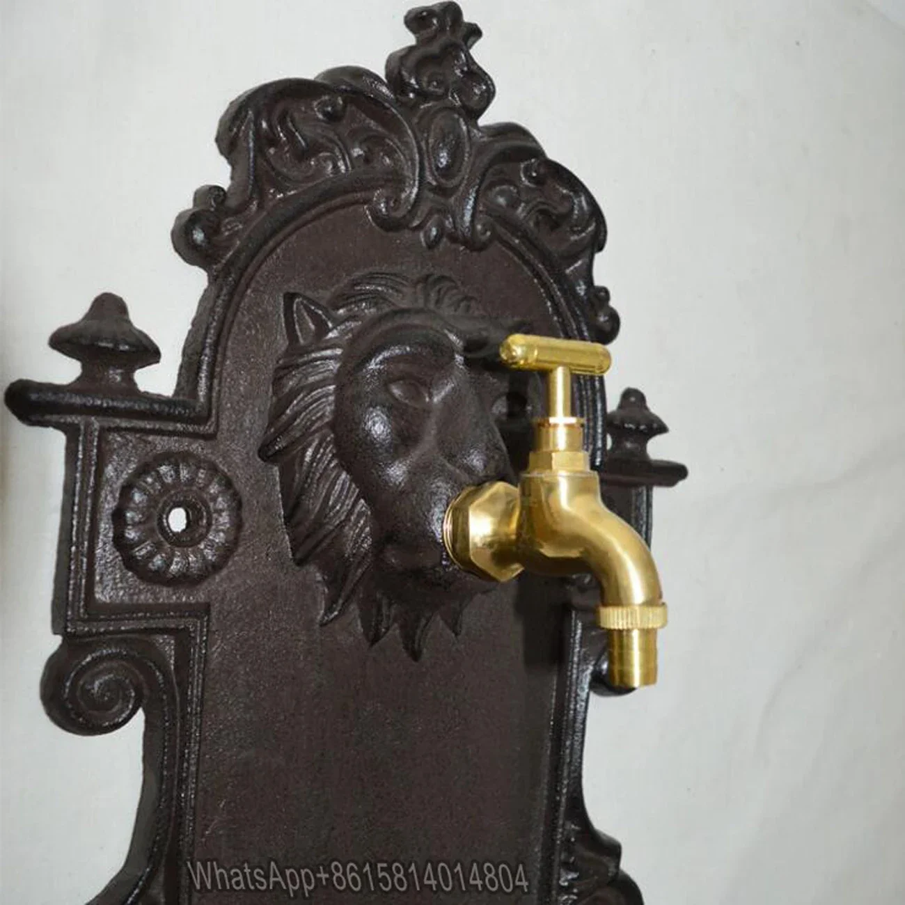 Bathroom facilities/Cast iron crafts/retro sink/villa courtyard wall-mounted sink/wall-mounted basin